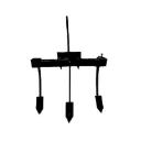CAM Adjustable Cultivator Attachment for Power Weeder | Heavy Duty Inter Cultivator | Power Tiller Soil Cultivation Tool