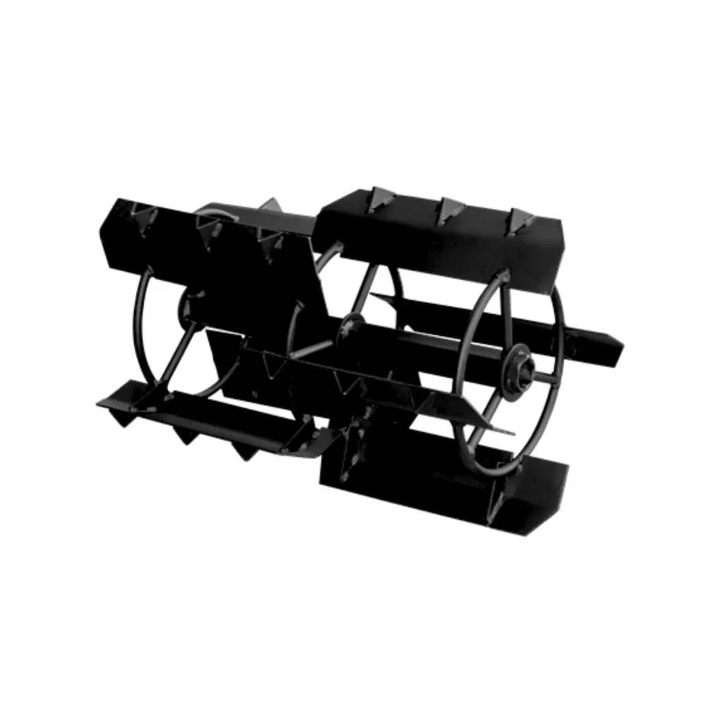 Paddy Cage Wheel (2 Pcs) 14 inch 23mm Attachment  for 7HP & 9HP Power Weeder | Power Tiller & Cultivator Iron Wheel Set