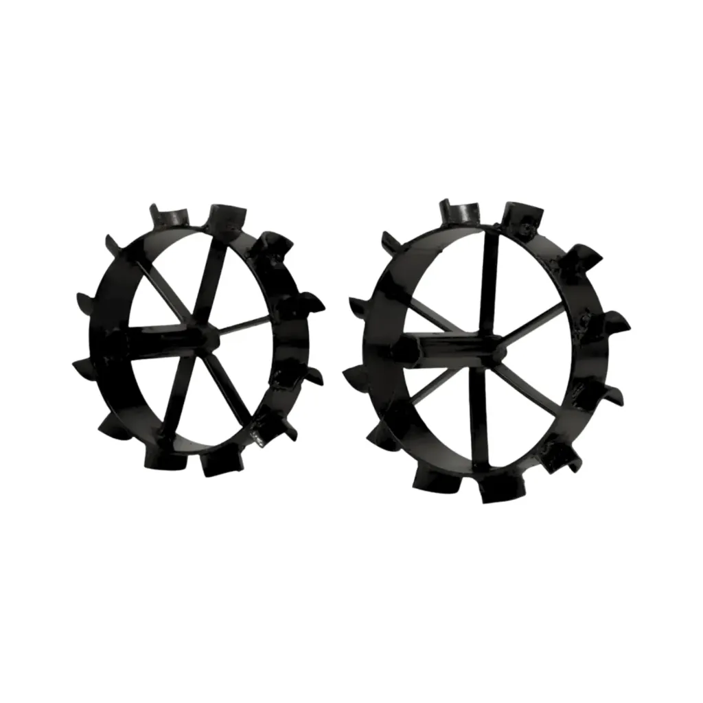 CAM 16 Inch Iron Wheel for Diesel Power Weeder | Heavy Duty Iron Wheel Attachment | Machine Point Compatible
