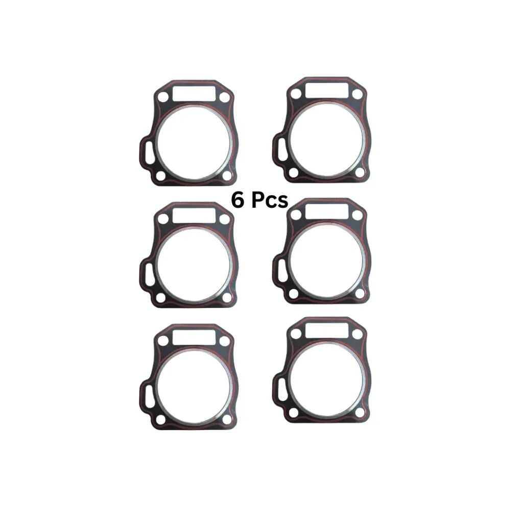 (6 Pcs)Cylinder Head Gasket Set for 7HP Power Weeder – Compatible with 170F/168F Petrol Engine Power Tiller