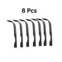 8 Pcs Rotary Blades for Power Weeder/Tiller | Back Rotary Blades for Soil Tilling