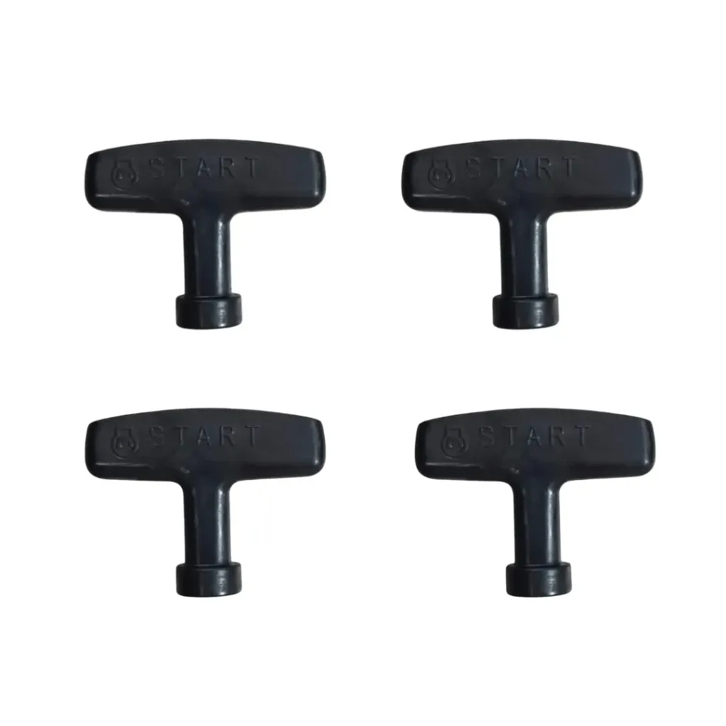 Starter Handle Assembly (4 Pcs) for 7HP Power Weeder 168F/170F Engine – Recoil Pull Start Compatible with GX160 GX200