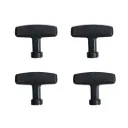 Starter Handle Assembly (4 Pcs) for 7HP Power Weeder 168F/170F Engine – Recoil Pull Start Compatible with GX160 GX200